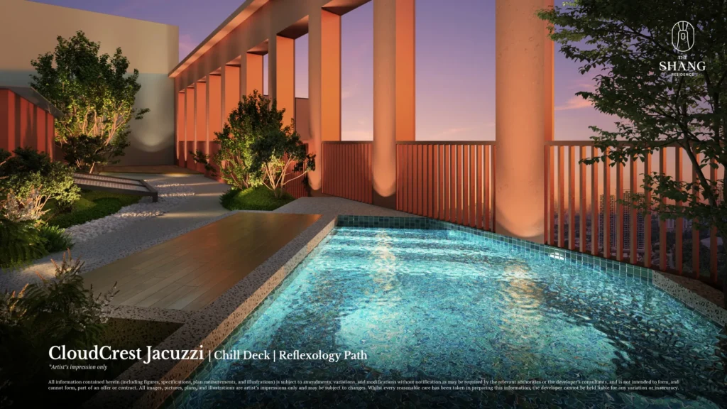Level 38 sky deck with CloudCrest Jacuzzi and skyline views at The Shang Residence Kuchai Lama, Kuala Lumpur